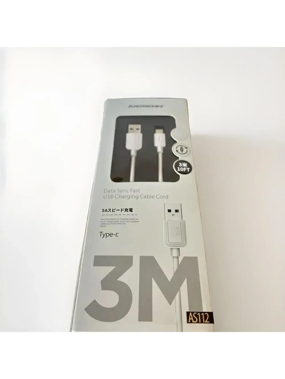 Type C Phone Charging Cord Data Sync Fast USB Charging Cable Cord 3M Long